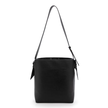 Shoulder bag Black La Portegna -Handcrafted in Spain