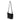 Paulita leather  Bag crossbody Black Handmade in Spain La Portegna