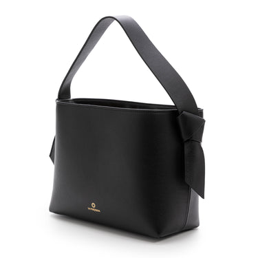 Paulita leather Bag crossbody Black Handmade in Spain La Portegna