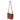 Paulita leather  Bag crossbody Caoba Handmade in Spain La Portegna