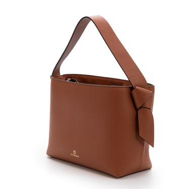 Paulita leather Bag crossbody Caoba Handmade in Spain La Portegna