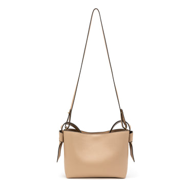 Paulita Bag crossbody Taupe Handmade in Spain La Portegna