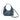 Hobo leather shoulder bag navy I La portegna I MADE IN SPAIN