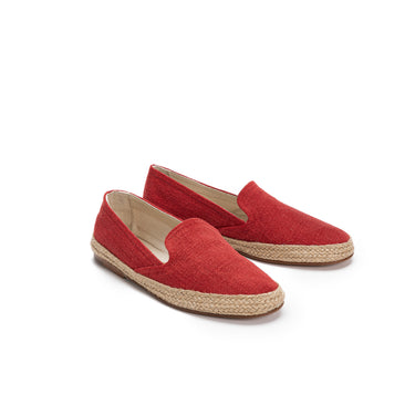 Daniela Red Linen