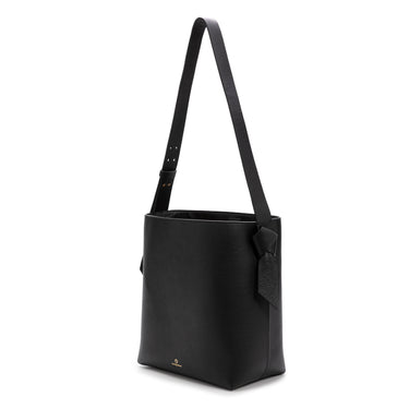 Shoulder bag Black La Portegna -Handcrafted in Spain 