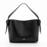Paulita leather  Bag crossbody Black Handmade in Spain La Portegna 