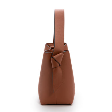 Paulita leather  Bag crossbody Caoba Handmade in Spain La Portegna 