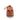 Leather small clutch Caoba shoulder bag. La Portegna 