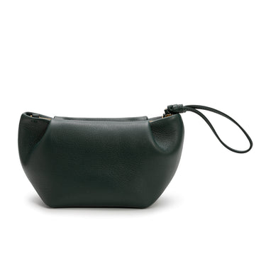 Leather small clutch Pine shoulder bag. La Portegna 