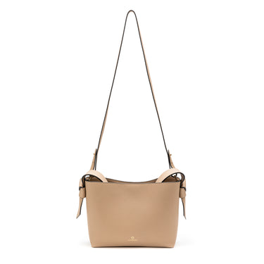 Paulita Bag crossbody Taupe Handmade in Spain La Portegna 