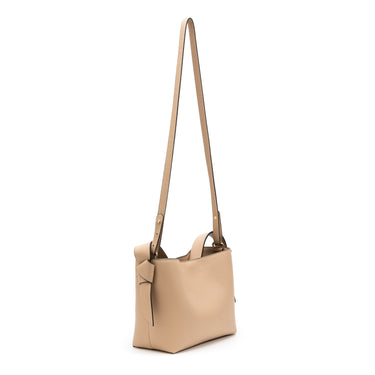 Paulita Bag crossbody Taupe Handmade in Spain La Portegna 