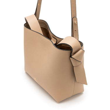 Paulita Bag crossbody Taupe Handmade in Spain La Portegna 