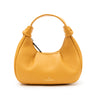 Hobo leather shoulder bag Yellow I La portegna I MADE IN SPAIN