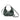 Hobo leather shoulder bag black I La portegna I MADE IN SPAIN