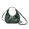 Hobo leather shoulder bag black I La portegna I MADE IN SPAIN