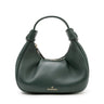 Hobo leather shoulder bag black I La portegna I MADE IN SPAIN