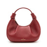 Hobo leather shoulder bag raspberry I La portegna I MADE IN SPAIN