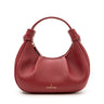 Hobo leather shoulder bag raspberry I La portegna I MADE IN SPAIN