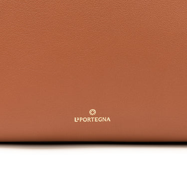 Sol tote bag  Caoba leather. Handcrafted in Spain. La Portegna 