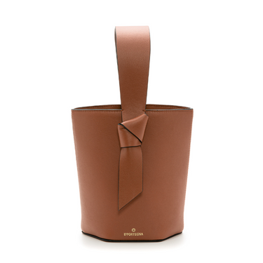 bolso de piel caoba hecho en españa