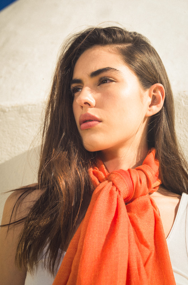 Orange Pashmina