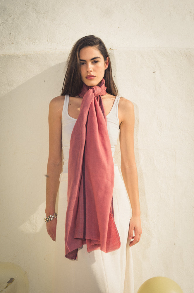 Burgundy pashmina