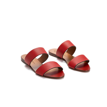 Alejandra rouge et cuir