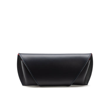 glasses case navy blue. handcrafted in spain. La Portegna