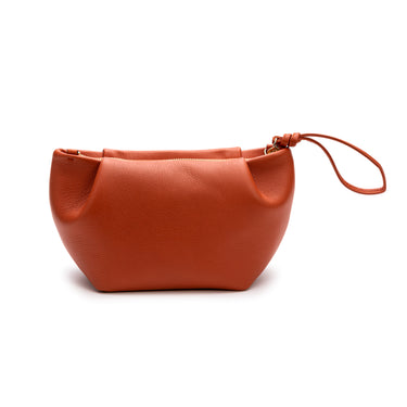 Leather small clutch Oxide shoulder bag. La Portegna . Made in Spain