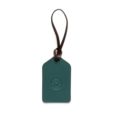 Bicolour Travel Tag in Petrol